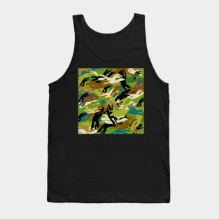 Army color Tank Top